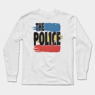 red yellow blue - the police Long Sleeve T-Shirt